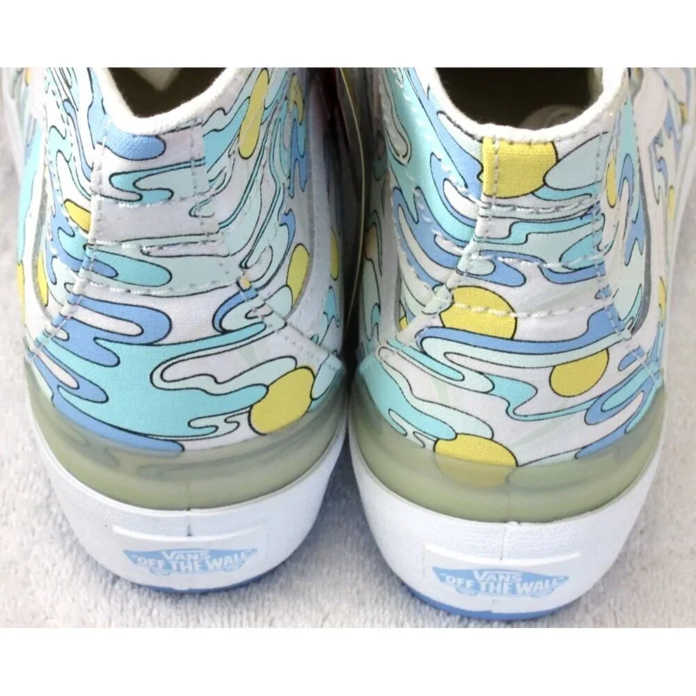 Vans Women's Sk8-Hi Tapered Uv Ink Sunwaves Platform Canvas Shoes Size 6.5 NIB